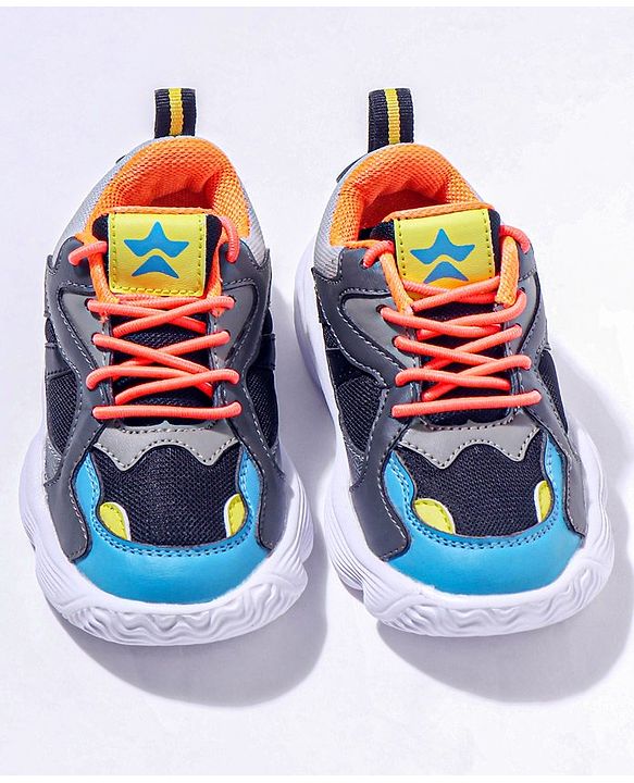 Cute Walk by Babyhug Sports Shoes - Orange
