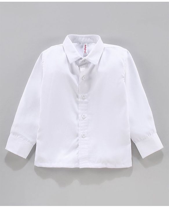 Babyhug Full Sleeves Checked Party Shirt with Bow and Waistcoat - White Grey