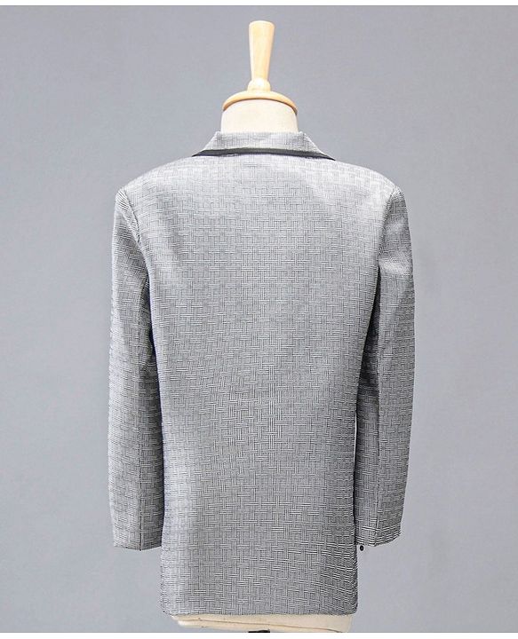 Babyhug Full Sleeves Party Suit With Bow - Grey