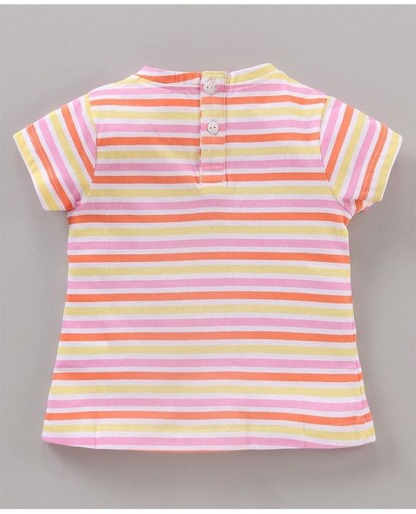 Babyhug Half Sleeves Tee With Graphics Pack Of 3 - Multicolour