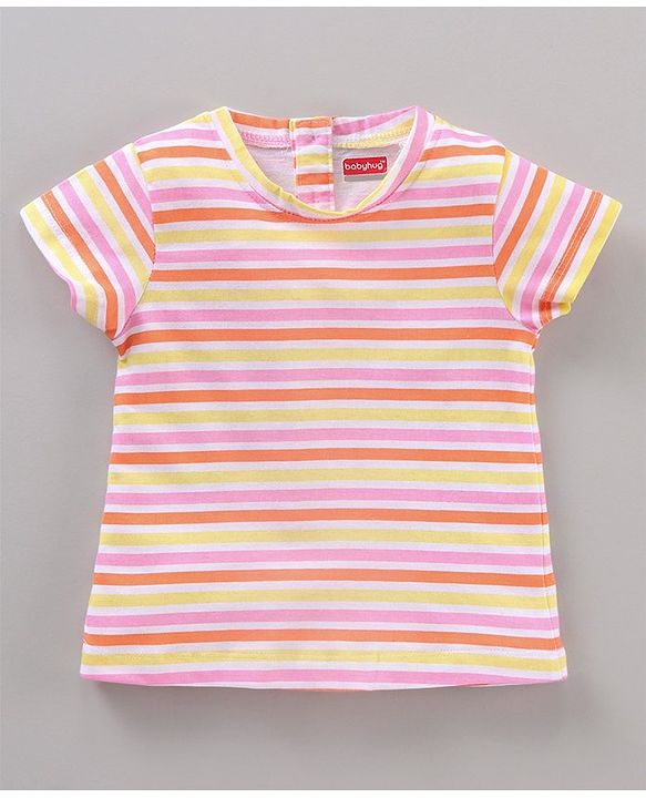 Babyhug Half Sleeves Tee With Graphics Pack Of 3 - Multicolour