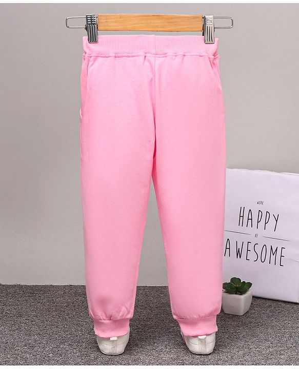 Babyhug Full Length Lounge Pant - Pink