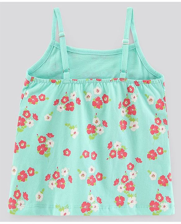 Pine Kids Singlet Sleeves Bio Washed Printed T-Shirt Pack of 2 - Multicolor