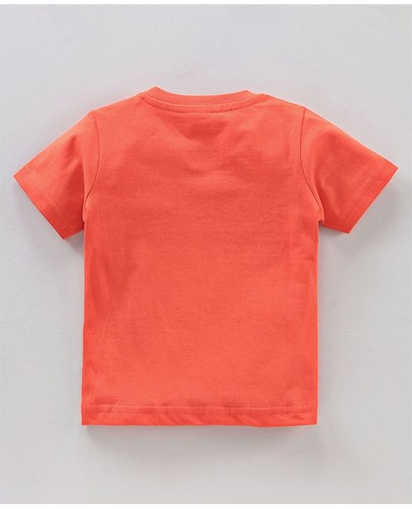 Babyhug Half Sleeves Cotton T-shirt Winnie the Pooh Graphic - Red