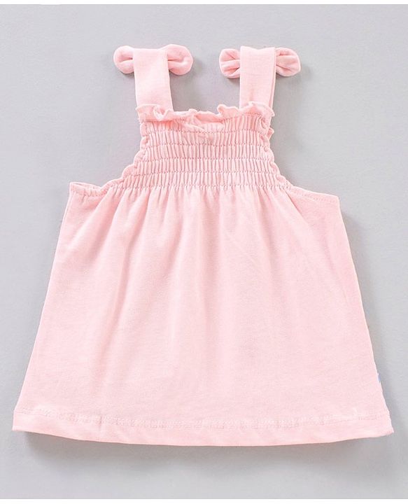 Babyhyg Singlet Top With Graphics & Smocking Detailing Floral Print - Pink