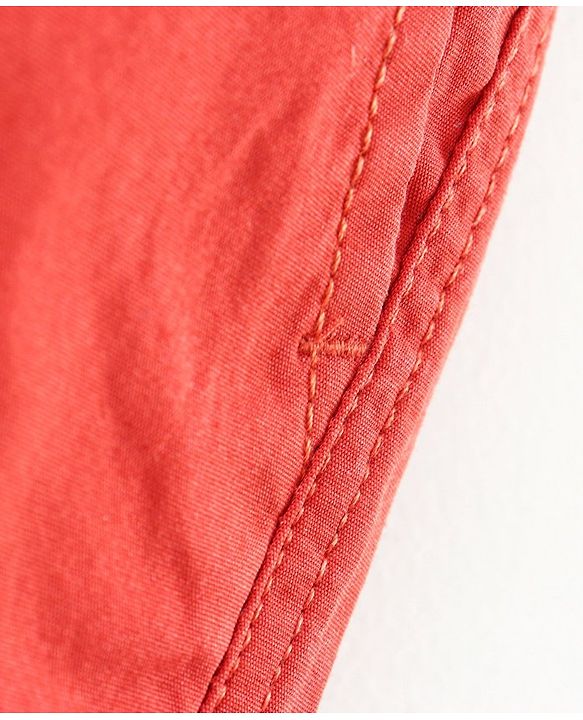 Babyhug Knee Length Cotton Shorts - Orange