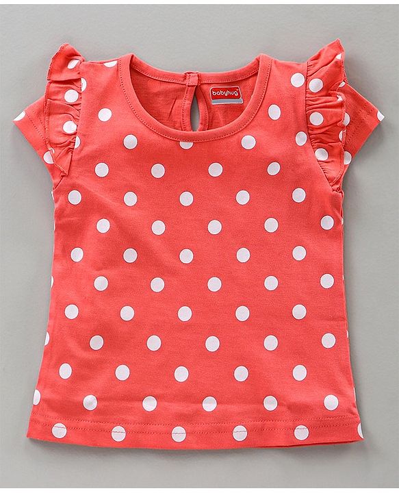 Babyhug Cap Sleeves Tops Strawberry Print Pack of 3 - Multicolour