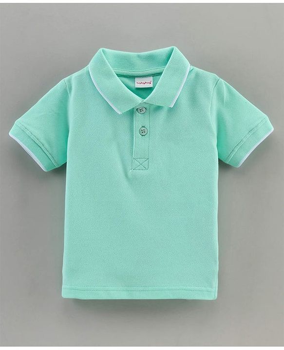 Babyhug Half Sleeves Polo T-Shirt - Blue