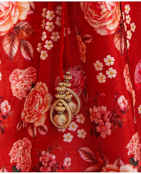 Babyhug Sleeveless Choli & Lehenga with Dupatta - Maroon