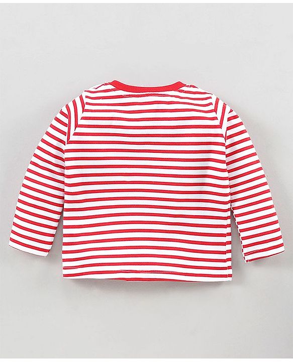 Babyhug Full Sleeves Tee & Pajama Set Panda Print - Red