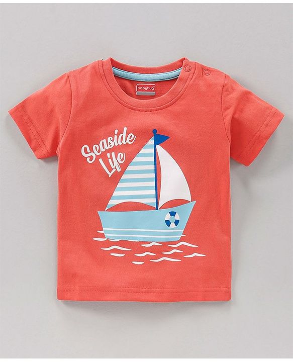 Babyhug Half Sleeves T-Shirt Pack Of 3 - Multicolor