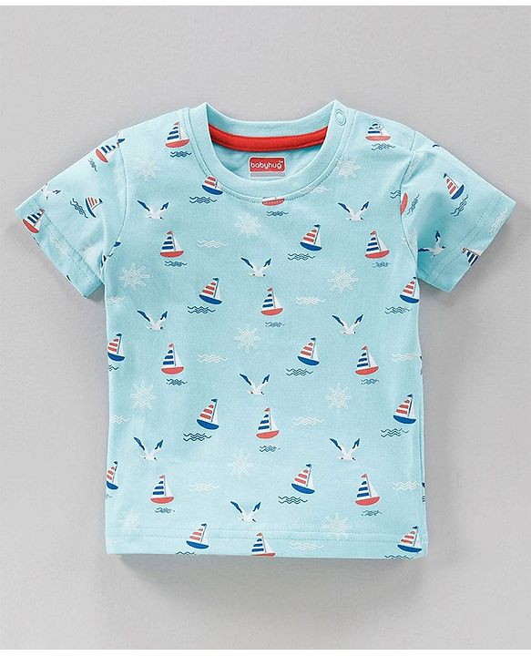 Babyhug Half Sleeves T-Shirt Pack Of 3 - Multicolor