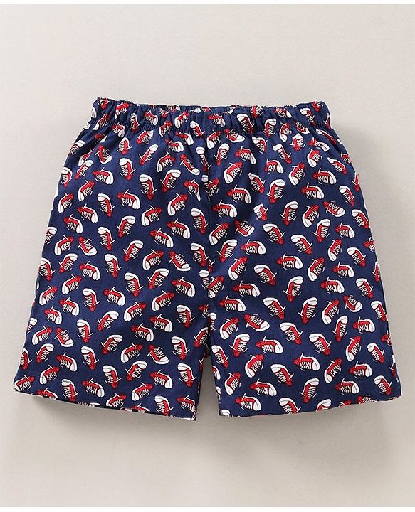 Babyhug Woven Boxers Multi Print Pack of 3 - Multicolor