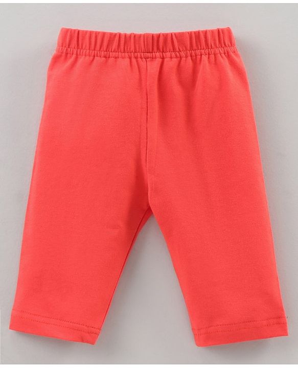 Babyhug Three Fourth Length Lycra Leggings Pack of 3 - Multicolor