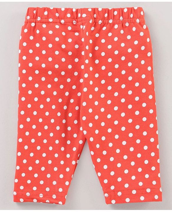 Babyhug 3/4th Lycra Leggings Printed Pack Of 3 - Multicolor