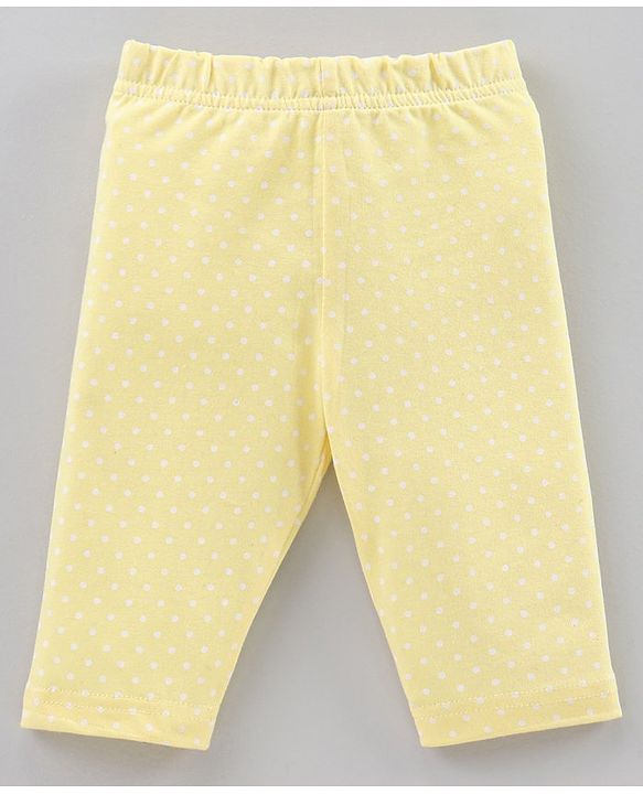 Babyhug Three Fourth Length Lycra Leggings Pack of 3 - Multicolor
