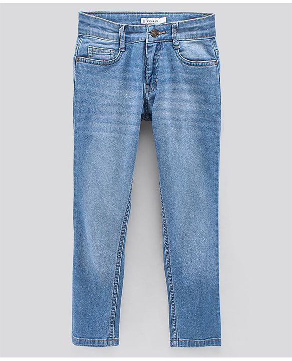 Pine Kids Full Length Enzyme Wash Jeans - Blue