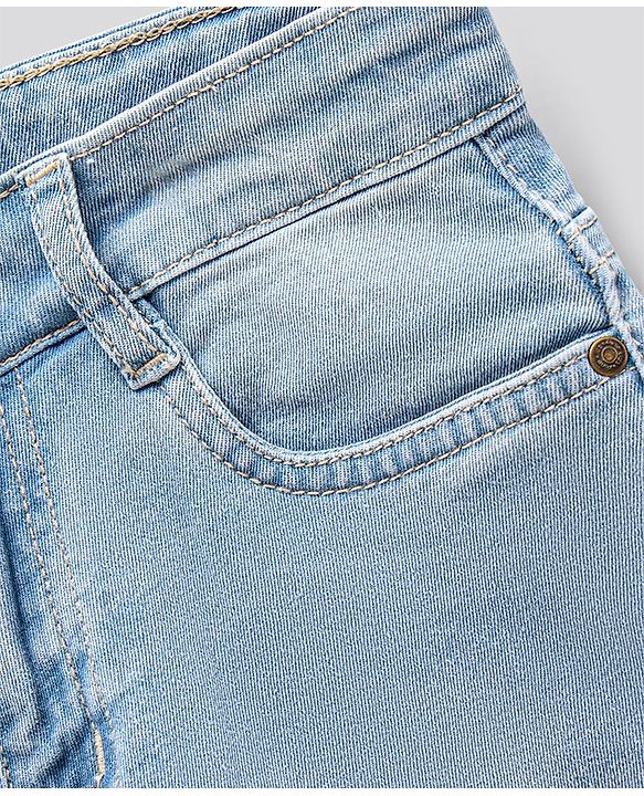 Pine Kids Full Length Enzyme Wash Jeans - Light Blue
