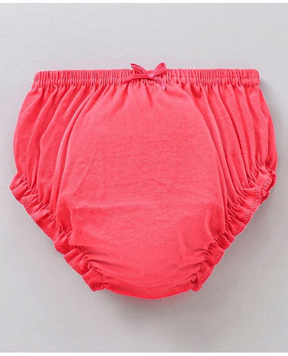 Babyhug 100% Cotton Bloomers Pack Of 7 - Red Blue Green Yellow Pink Orange