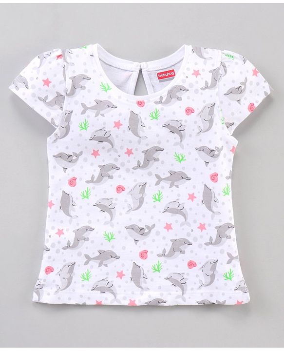 Babyhug Half Sleeves Tee Printed Pack of 7- Multicolor