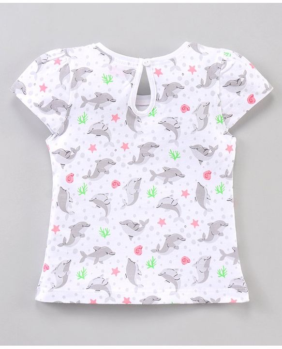 Babyhug Half Sleeves Tee Printed Pack of 7- Multicolor