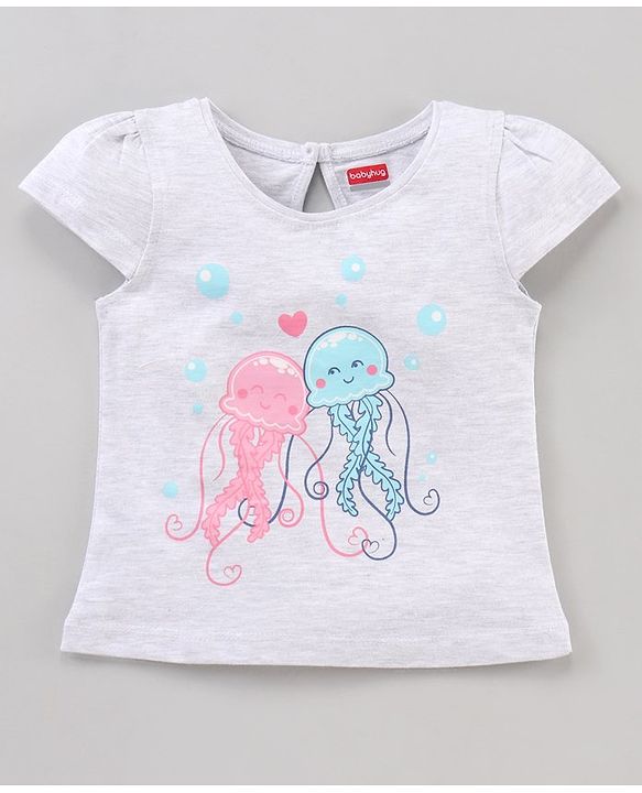 Babyhug Half Sleeves Tee Printed Pack of 7- Multicolor