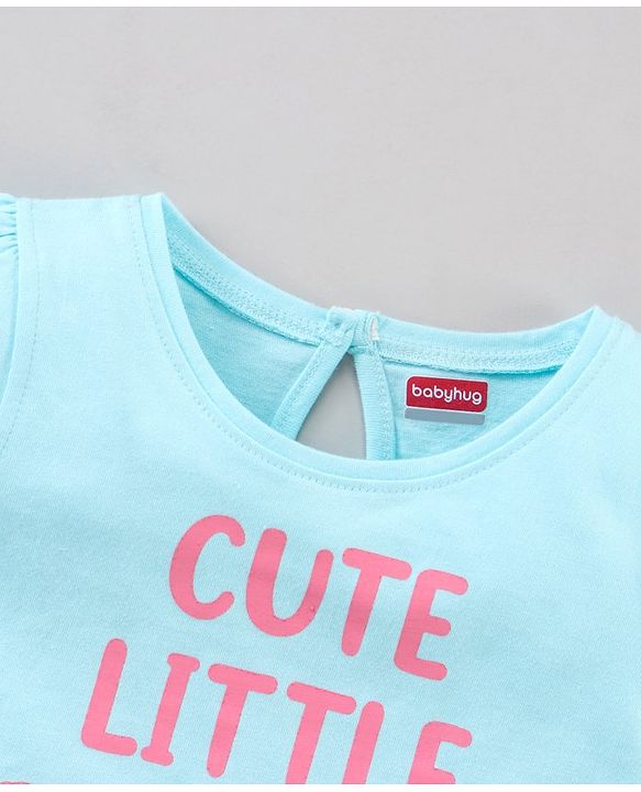 Babyhug Half Sleeves Tee Printed Pack of 7- Multicolor
