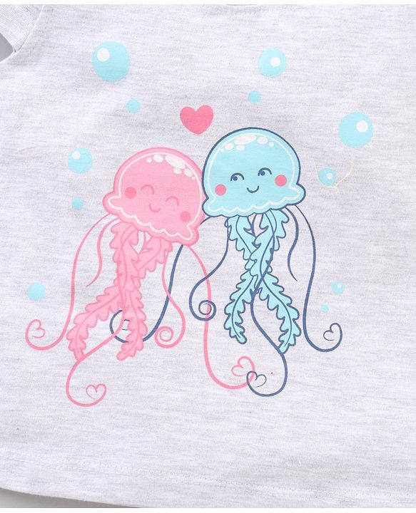 Babyhug Half Sleeves Tee Printed Pack of 7- Multicolor