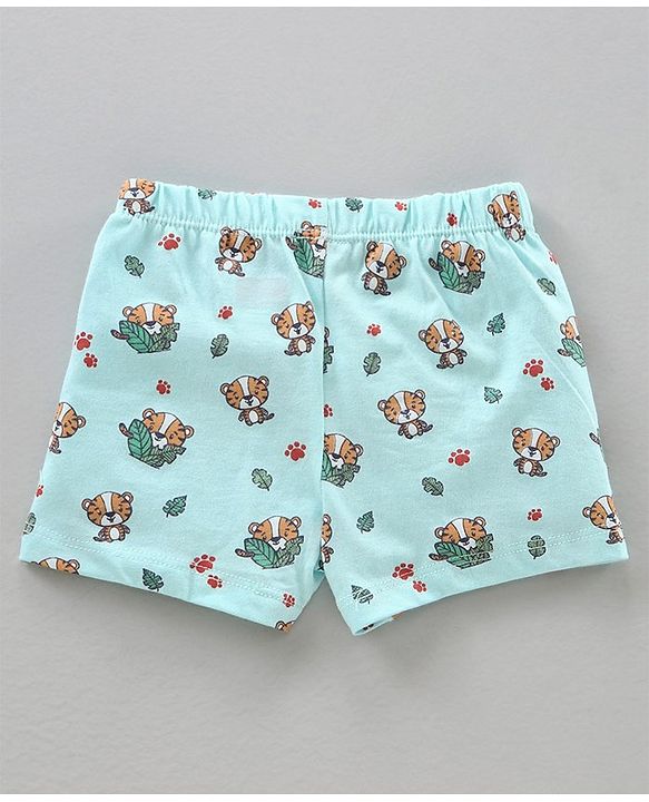 Babyhug Cotton Briefs Striped & Printed Pack of 3 - Multicolour