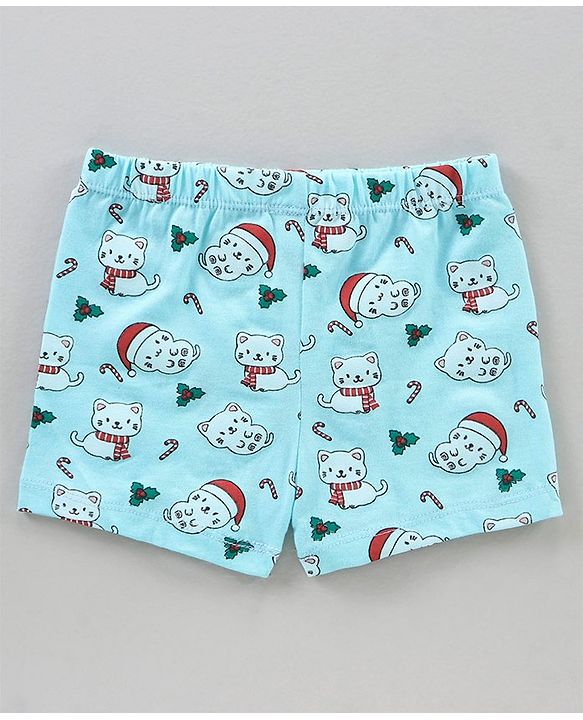 Babyhug Cotton Briefs Striped & Printed Pack of 3 - Multicolour