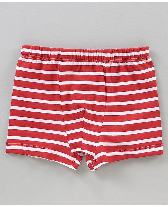 Babyhug Cotton Briefs Striped & Printed Pack of 3 - Multicolour