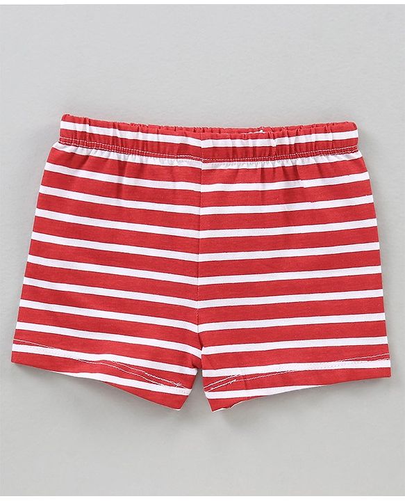 Babyhug Cotton Briefs Striped & Printed Pack of 3 - Multicolour