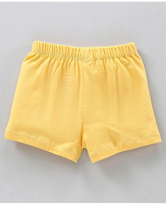 Babyhug 100% Cotton Briefs Musical Note Teddy Bear Penguin And Stripe Print Pack Of 5 - Blue Yellow Red White