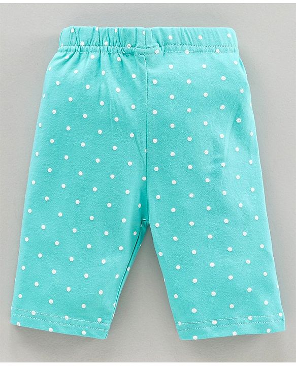 Babyhug Three Fourth Length Lycra Leggings Pack of 3 - Multicolor