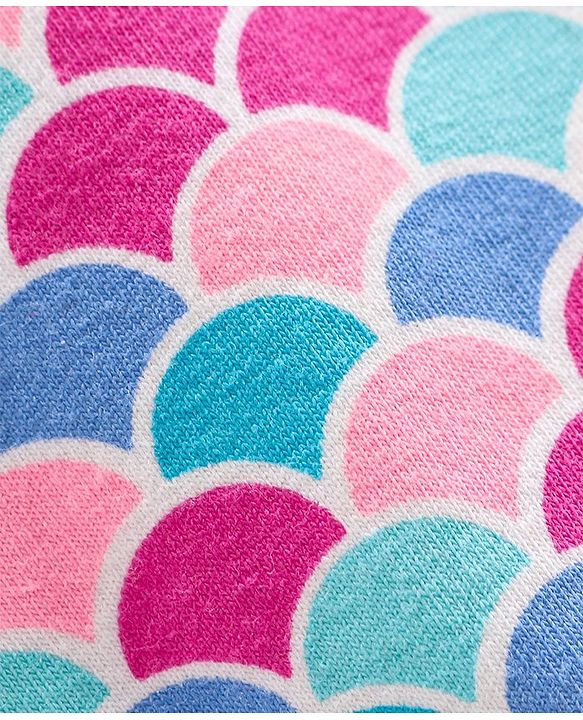 Babyhug Three Fourth Length Lycra Leggings Pack of 3 - Multicolor