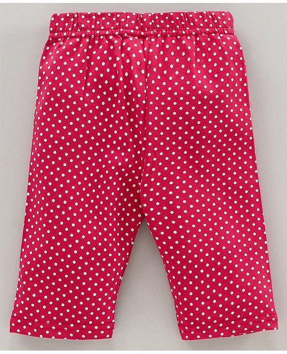 Babyhug Three Fourth Length Lycra Leggings Pack of 3 - Multicolor