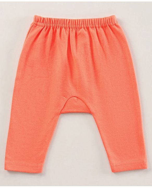 Babyhug Full Length Cotton Antimicrobial Diaper Leggings Pack of 3 - Blue Peach