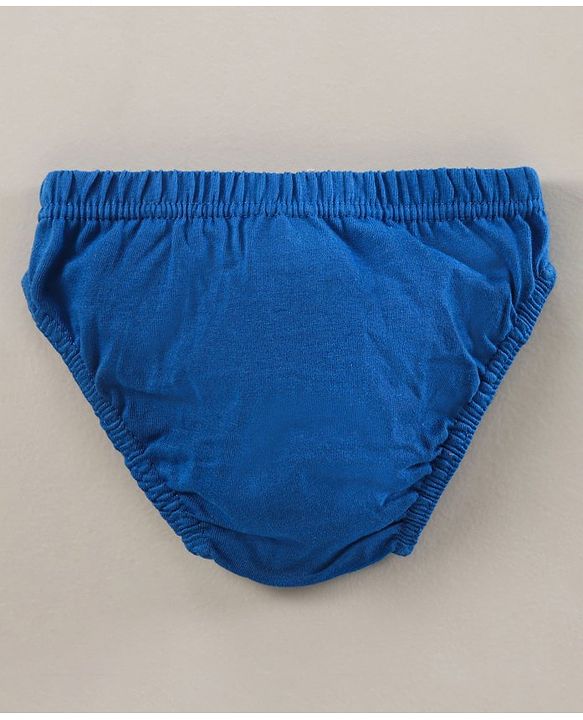 Babyhug Anti-Bacterial Briefs Vehicle Print & Striped Pack Of 3 - Multicolour