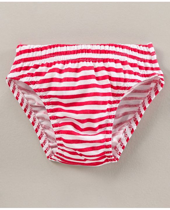 Babyhug Anti-Bacterial Briefs Vehicle Print & Striped Pack Of 3 - Multicolour