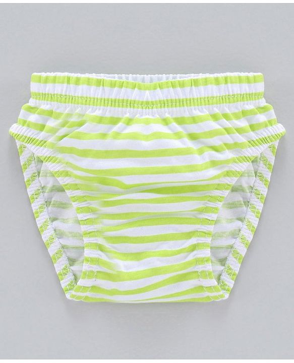 Babyhug Cotton Antibacterial Briefs Pack of 3 - Blue Green