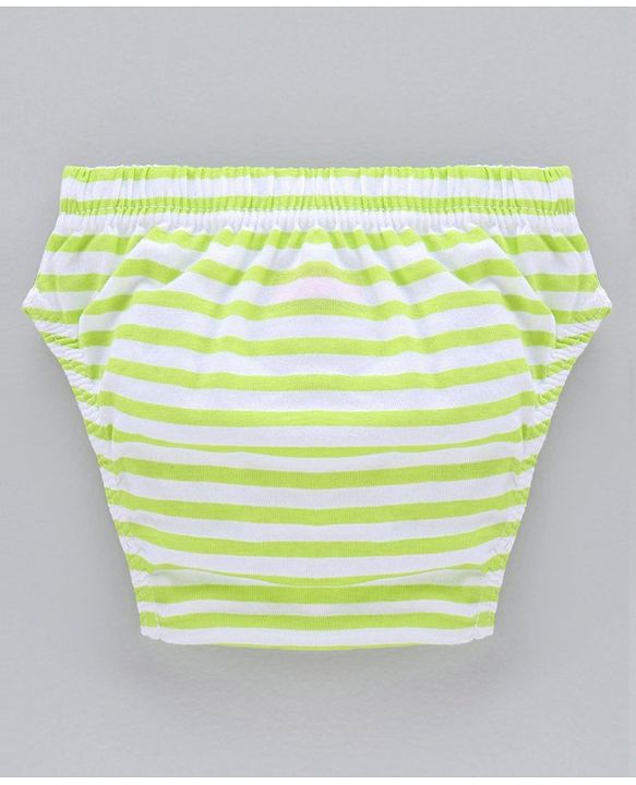 Babyhug Cotton Antibacterial Briefs Pack of 3 - Blue Green