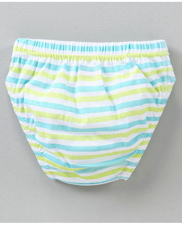 Babyhug Anti Bacterial Briefs Bear Print Pack of 3 - Blue