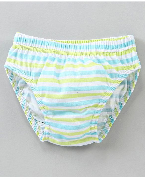 Babyhug Anti Bacterial Briefs Bear Print Pack of 3 - Blue