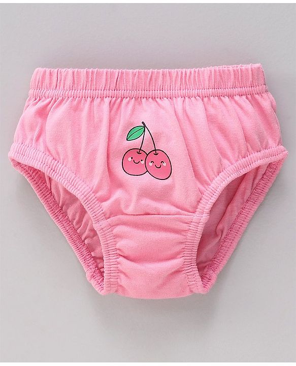 Babyhug Antibacterial Finish Panties Fruits Printed Pack of 5 - Multicolour