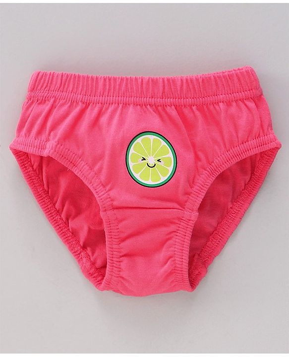 Babyhug Antibacterial Finish Panties Fruits Printed Pack of 5 - Multicolour
