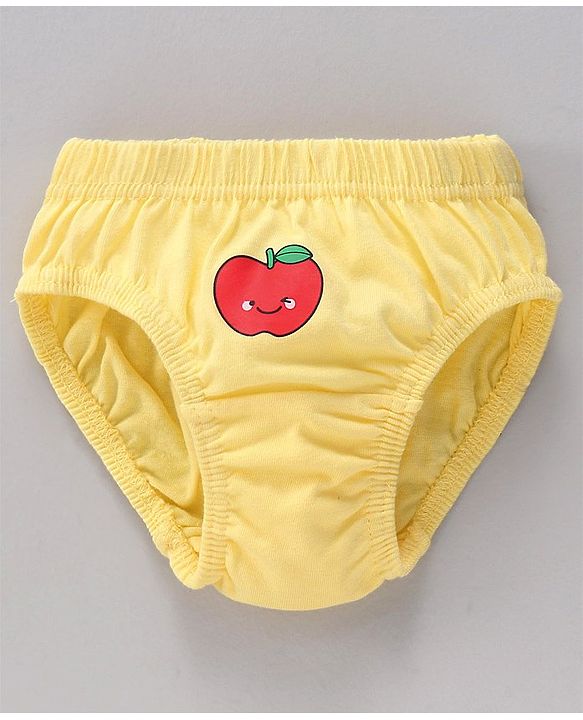 Babyhug Antibacterial Finish Panties Fruits Printed Pack of 5 - Multicolour