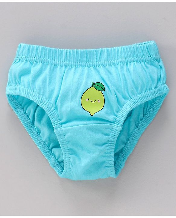 Babyhug Antibacterial Finish Panties Fruits Printed Pack of 5 - Multicolour