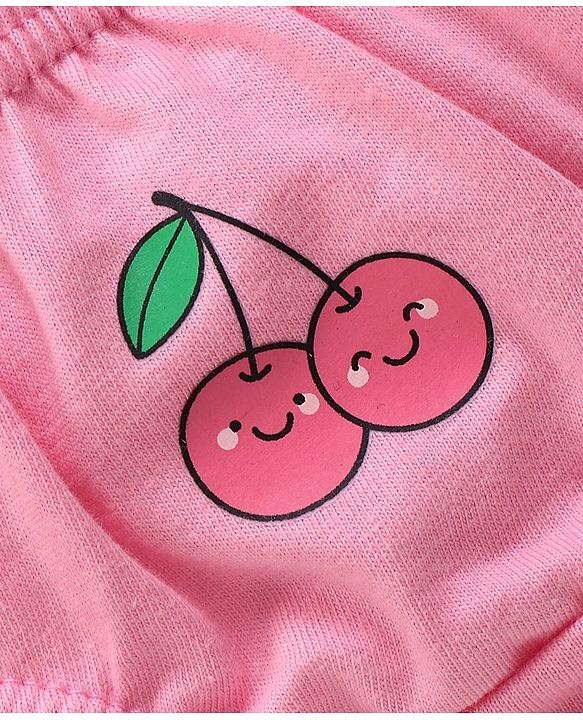 Babyhug Antibacterial Finish Panties Fruits Printed Pack of 5 - Multicolour