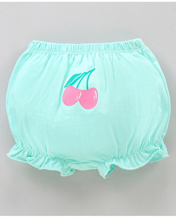 Babyhug Cotton Bloomers Set Printed Pack of 3 - Pink Blue