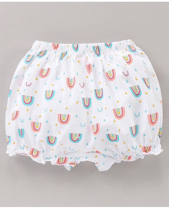 Babyhug 100% Cotton Bloomer Pack of 3 - Multicolor